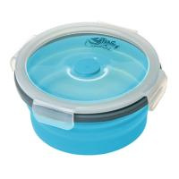 Tramp Контейнер складной с крышкой-защелкой 550 мл, TRC-088, аквамарин