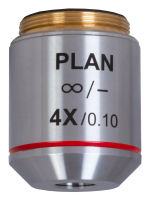 Купить Объектив планахроматический Levenhuk MED 4x/беск арт. 76074