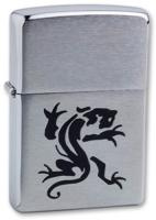 Купить Зажигалка ZIPPO Panther, с покрытием Brushed Chrome, латунь/сталь, серебристая, матовая, 38x13x57 мм арт. 200 Panther
