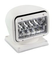 Купить Прожектор с дистанционным управлением, белый корпус, светодиодный, брелок и джойстик, модель 220 арт. SL22061CW12VSS