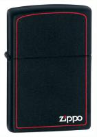 Зажигалка ZIPPO Classic с покрытием Black Matte, латунь/сталь, чёрная, матовая, 38x13x57 мм