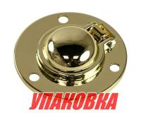 Купить Ручка палубная потайная D 51 мм, полированная латунь (упаковка из 25 шт.) арт. 51021_pkg_25