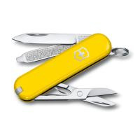 Купить Нож-брелок VICTORINOX Classic SD Colors "Sunny Side", 58 мм, 7 функций, жёлтый арт. 0.6223.8G