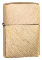 Купить Зажигалка ZIPPO Classic с покрытием Herringbone Sweep Brass, латунь/сталь, золотистая, 38x13x57 мм арт. 29830