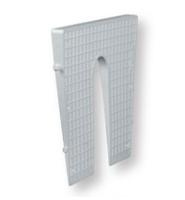 Накладка на транец 430х350 угловая, пластмасса