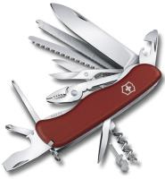 Купить Нож перочинный VICTORINOX WorkChamp, 111 мм, 21 функция, с фиксатором лезвия, красный арт. 0.8564