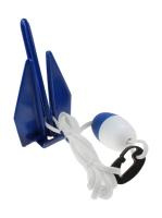 Купить Якорь Дэнфорта 1 кг в пластиковой оболочке с веревкой 4,5 м и поплавком арт. A2382