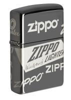 Купить Зажигалка ZIPPO Classic с покрытием Black Ice®, латунь/сталь, чёрная, глянцевая, 38x13x57 мм арт. 49051