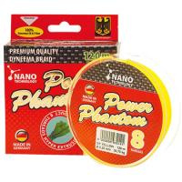 Купить Шнур Power Phantom 8x, 120м, желтый, 0,19мм, 18,35кг арт. 2093240_019120
