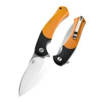 Купить Нож Bestech Penguin сталь D2, рукоять G10 черно-оранжевая арт. BG32C