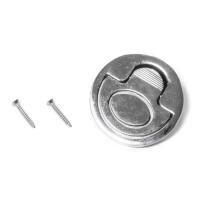 Ручка потайная круглая SUNFINE 51.5мм, нержавеющая сталь