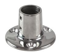 Основание стойки леера 1"(25,4 мм), 90 град, круглое