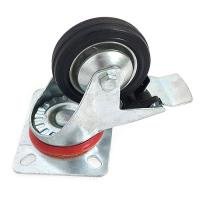Купить Колесо 80 мм на поворотном кронштейне с тормозом арт. N182080DB