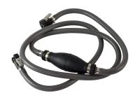 Шланг топливный d9/D15 мм с грушей и переходниками: Yamaha; Tohatsu/Nissan; Mercury