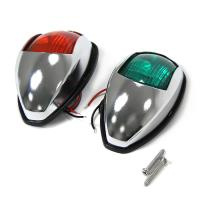 Огни бортовые светодиодные 103х61х65 мм, серебристый корпус