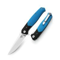 Купить Нож Bestech Swordfish сталь D2, рукоять G10 черно-синяя арт. BG03D