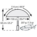 Купить Зонт Swing Liteflex Green (цвет - зеленый) арт. W2L6330C