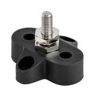 Клемма-штифт одинарная, M6, черная