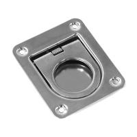 Ручка потайная SUNFINE 66х56мм, нержавеющая сталь