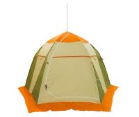 Купить Палатка для зимней рыбалки Митек Нельма-3 (оранжево-бежевый/хаки) арт. 1076890