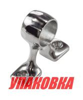 Стойка поручня проходная под трубу 1 (25 мм), высота 44 мм (упаковка из 10 шт.)