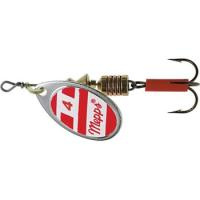 Блесна вращ. Mepps AGLIA White/Red, 4, SILVER