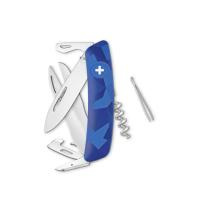 Купить Швейцарский нож SWIZA D07 Camouflage, 95 мм, 12 функций, камо синий арт. KNI.0110.2030