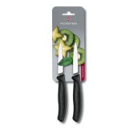 Купить Набор Victorinox кухонный, 2 предмета, лезвие волнистое, черный арт. 6.7633.B