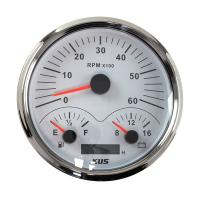 Прибор многофункциональный 4 в 1; белый циферблат; нержавеющий ободок; д. 110 мм