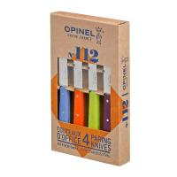 Набор ножей Opinel Set of 4 N°112 assorted sweet pop colours, нержавеющая сталь, (4 шт./уп.) 001381