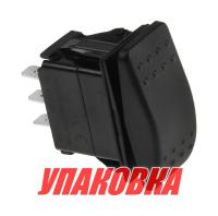 Переключатель 3х поз (ON)-OFF-(ON) 12В/20А 3Р (упаковка из 25 шт.)