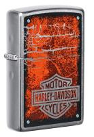 Купить Зажигалка ZIPPO Harley-Davidson® с покрытием Street Chrome™, латунь/сталь, серебристая, 38x13x57 мм арт. 49658