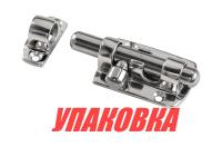 Задвижка дверная 60х30 мм, нержавеющая (упаковка из 6 шт.)