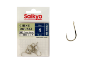 Купить Крючки Saikyo KH-10062 NI CHINU DOUSKI №4 (10 шт.) арт. KH-10062NI4-10