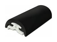 Купить Наружный профиль привального бруса ПВХ, 65 мм, бухта 24 м. арт. 44-065-04