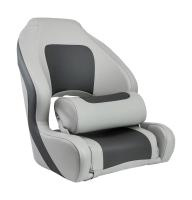 Купить Кресло с болстером Delux Sport Flip Up, обивка винил, цвет угольный/серый арт. MR18003