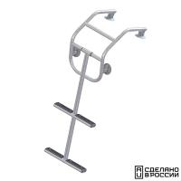 Купить Трап дайверский для НЛ бортовым креплением, 2 серых ступени (ширина 325 мм.) арт. 040116GT