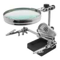 Купить Лупа Kromatech настольная 2,5x, 90 мм, на поворотном шарнире с держателем (SI 105) арт. 1091786