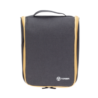 Купить Несессер Torber, чёрно-бежевый, 27х22х11 см арт. T010-BEI