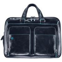 Купить Сумка Piquadro Blue Square, синяя, 30,5x41x16 см арт. CA2765B2/BLU2