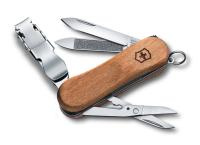Купить Нож-брелок VICTORINOX NailClip Wood 580, 65 мм, 6 функций, деревянная рукоять арт. 0.6461.63