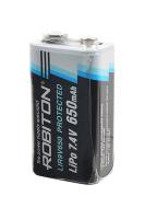 ROBITON LIR9V650 "Крона" 7.4В 650мАч с защитой SR1, в упак 75 шт