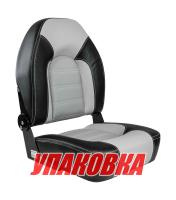 Купить Кресло складное PREMIUM, цвет серый/темно-серый (упаковка из 2 шт.) арт. MR10250_pkg_2