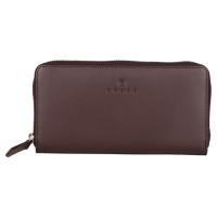 Кошелёк Cross Colors, кожа наппа, коричневый, 20x10,2x2 см