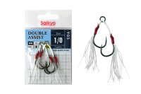 Купить Крючки Saikyo DOUBLE ASSIST SDA №1/0 (2 пары) арт. SDA-1/0-2