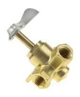 Купить Кран топливный 3-х позиционный латунный; 1/4" арт. 2560713500