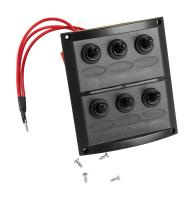 Купить Панель бортового питания 6 переключателей; предохранители арт. 10064-BK