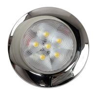 Купить Светильник каютный светодиодный, нержавеющий корпус арт. 00758-WH