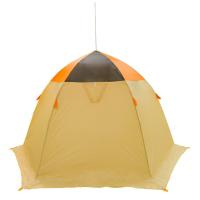 Палатка рыбака Митек Омуль 3 (оранжевый/хаки-бежевый)