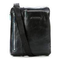 Купить Сумка Piquadro Blue Square, черная, 21,5x24,5x5 см арт. CA1816B2/N